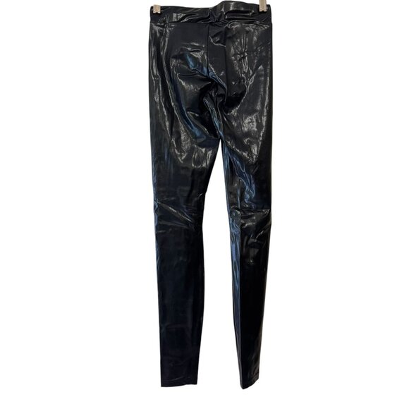 NWT! Hue Women's Glossy Black Leggings Size XS - Picture 2 of 12